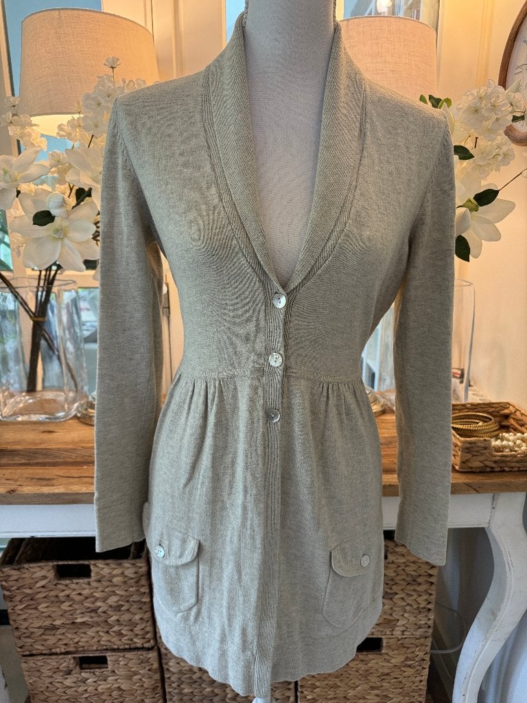 Nieuw Grijs vest/jas Josephine & Co, 38/M, merino wol/katoen, Verzenden, Nieuw, Maat 38/40 (M), Grijs
