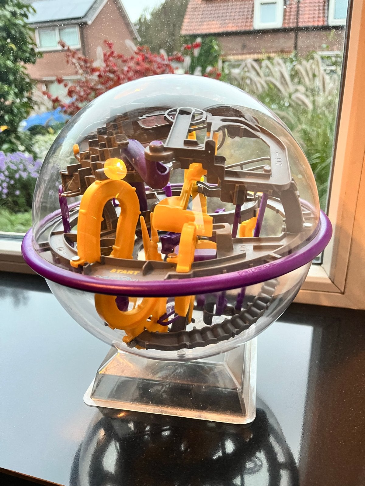 Perplexus Original 3D-doolhof puzzel, Ophalen of Verzenden, Minder dan 500 stukjes, Zo goed als nieuw, Rubik's of 3D-puzzel