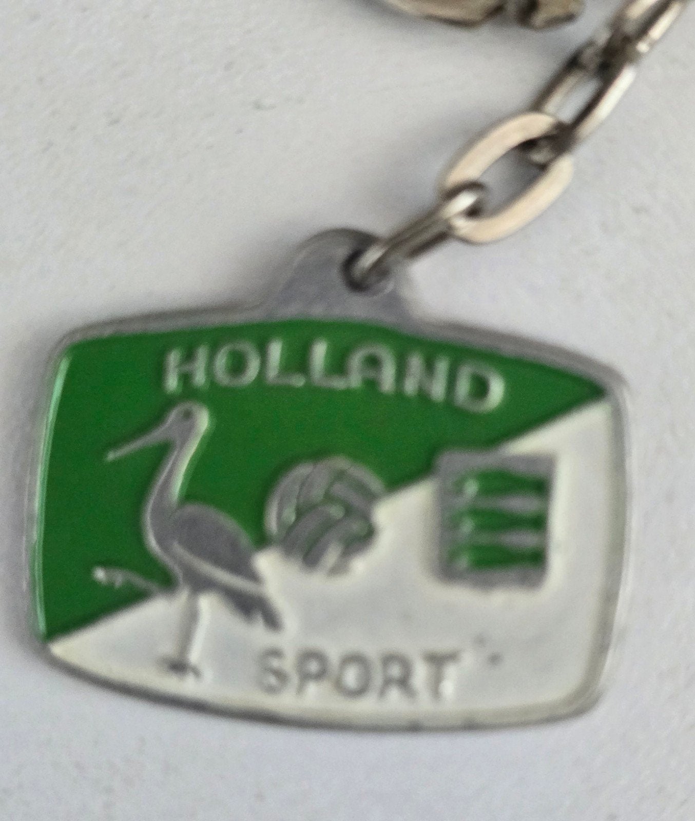 Sleutelhanger Holland Sport Ooievaar Voetbal, Verzamelen, Ophalen of Verzenden, Gebruikt, Sport