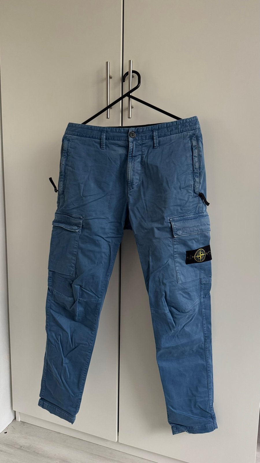 Stone Island Cargo Broek - Blauw - Maat 29, Verzenden, Zo goed als nieuw, Maat 46 (S) of kleiner, Blauw