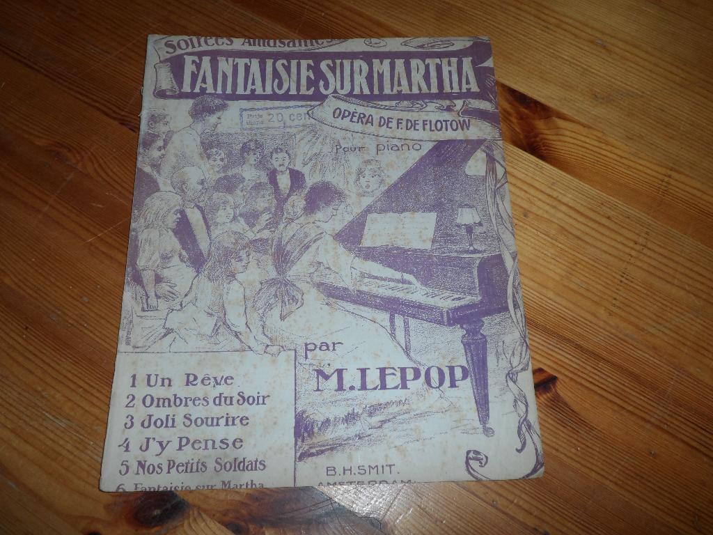 M. Lepop, Muziek en Instrumenten, Gebruikt, Ophalen of Verzenden, Artiest of Componist, Piano