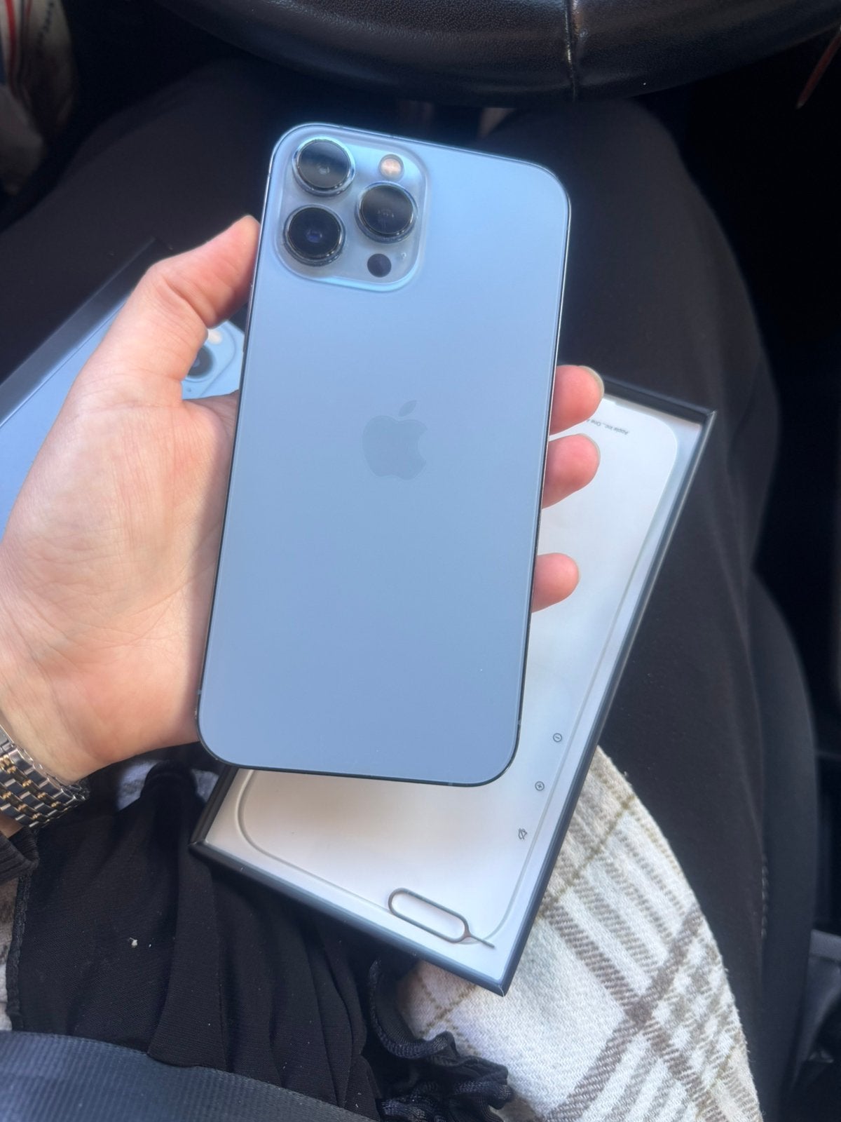 Iphone 13 pro max, Ophalen of Verzenden, Zo goed als nieuw, Blauw, 256 GB