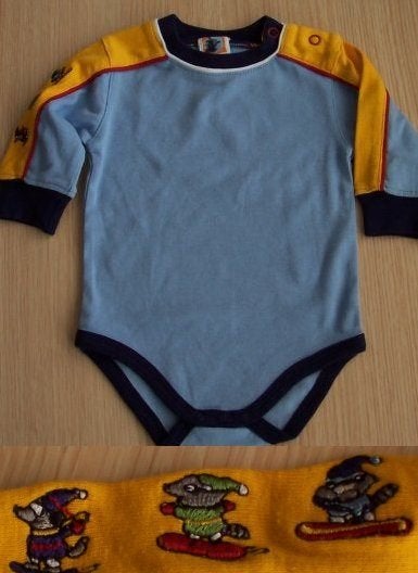 Gymboree romper l/s maat 50/56 NIEUW (0576) a, Nacht- of Onderkleding, Gymboree, Nieuw, Ophalen of Verzenden