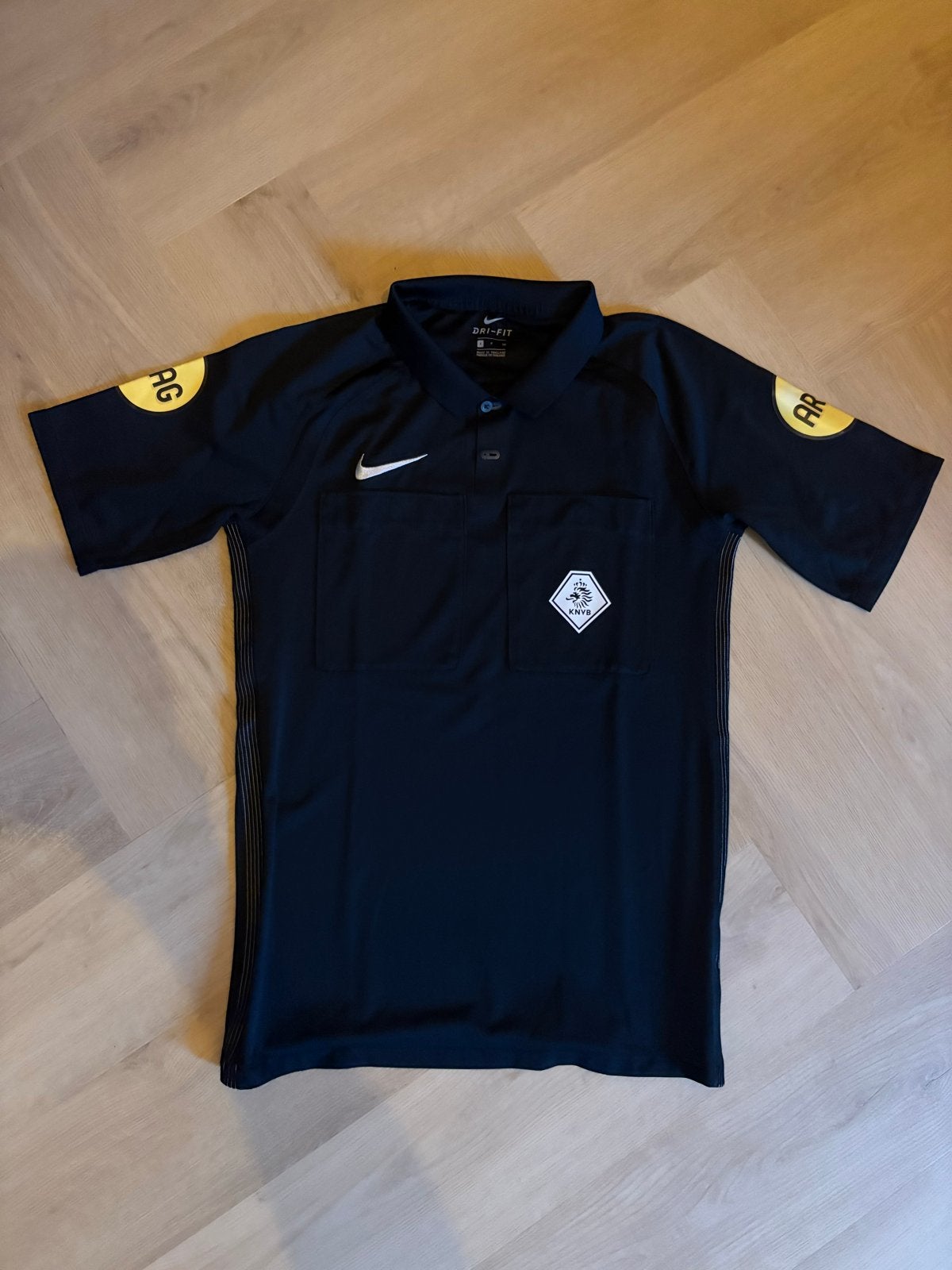 Nike KNVB ARAG Scheidsrechtershirt, Zwart, Ophalen of Verzenden, Zo goed als nieuw, Voetbal