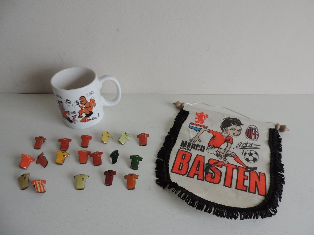 vintage voetbal spullen, Verzamelen, Ophalen of Verzenden, Gebruikt, Overige binnenlandse clubs, Overige typen