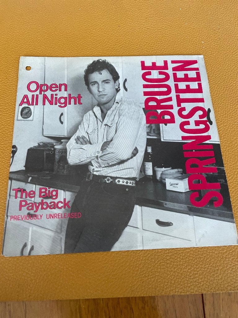 Aparte single Bruce Springsteen - Open all night, Cd's en Dvd's, Vinyl Singles, Gebruikt, Verzenden, 7 inch, Fotohoes