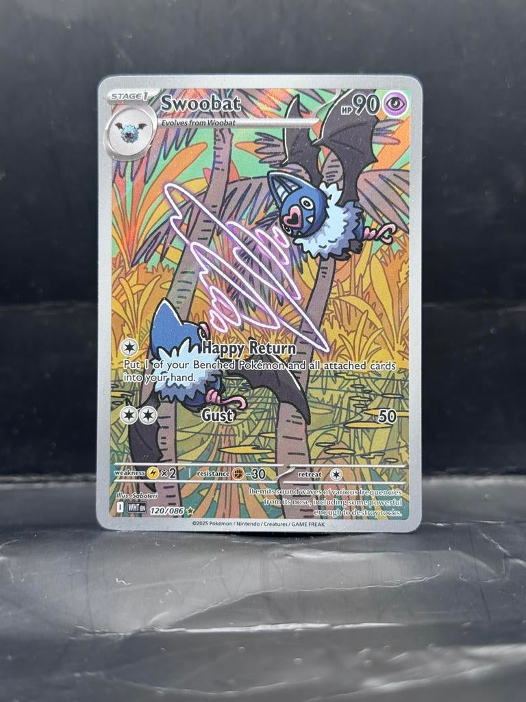 Pokemon White Flare - Swoobat 120/086, Ophalen of Verzenden, Zo goed als nieuw