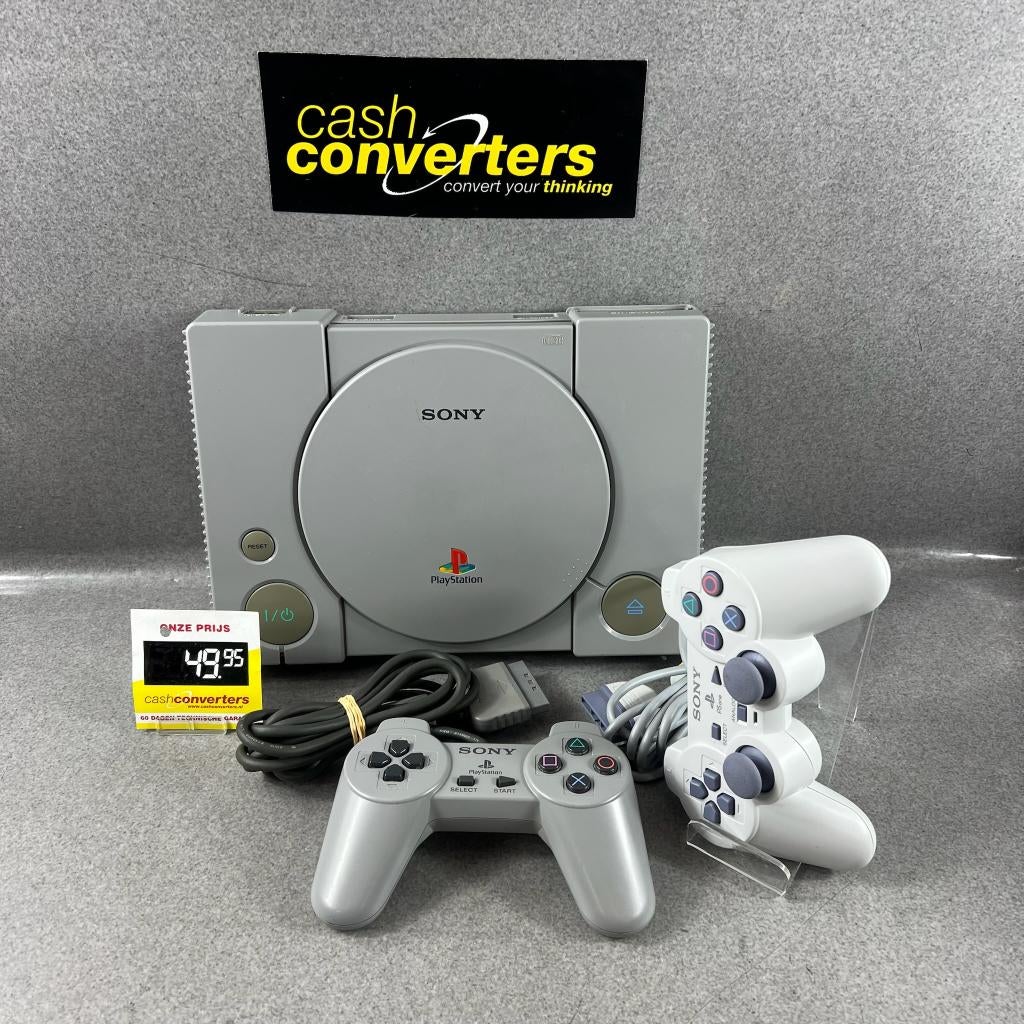 Sony Playstation 1 Gameconsole | PS1 | 2controllers | 408170, Spelcomputers en Games, Spelcomputers | Sony PlayStation 1, Gebruikt