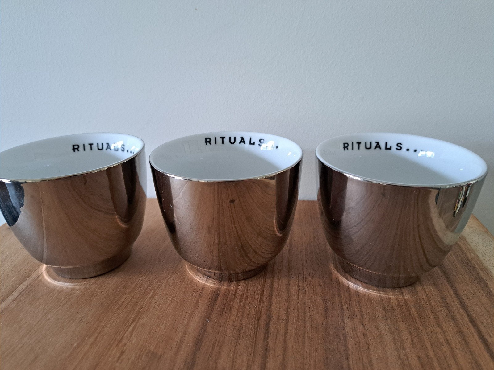 Rituals Kom Zilver 3 x, Ophalen of Verzenden, Porselein, Overige stijlen, Kom(men)