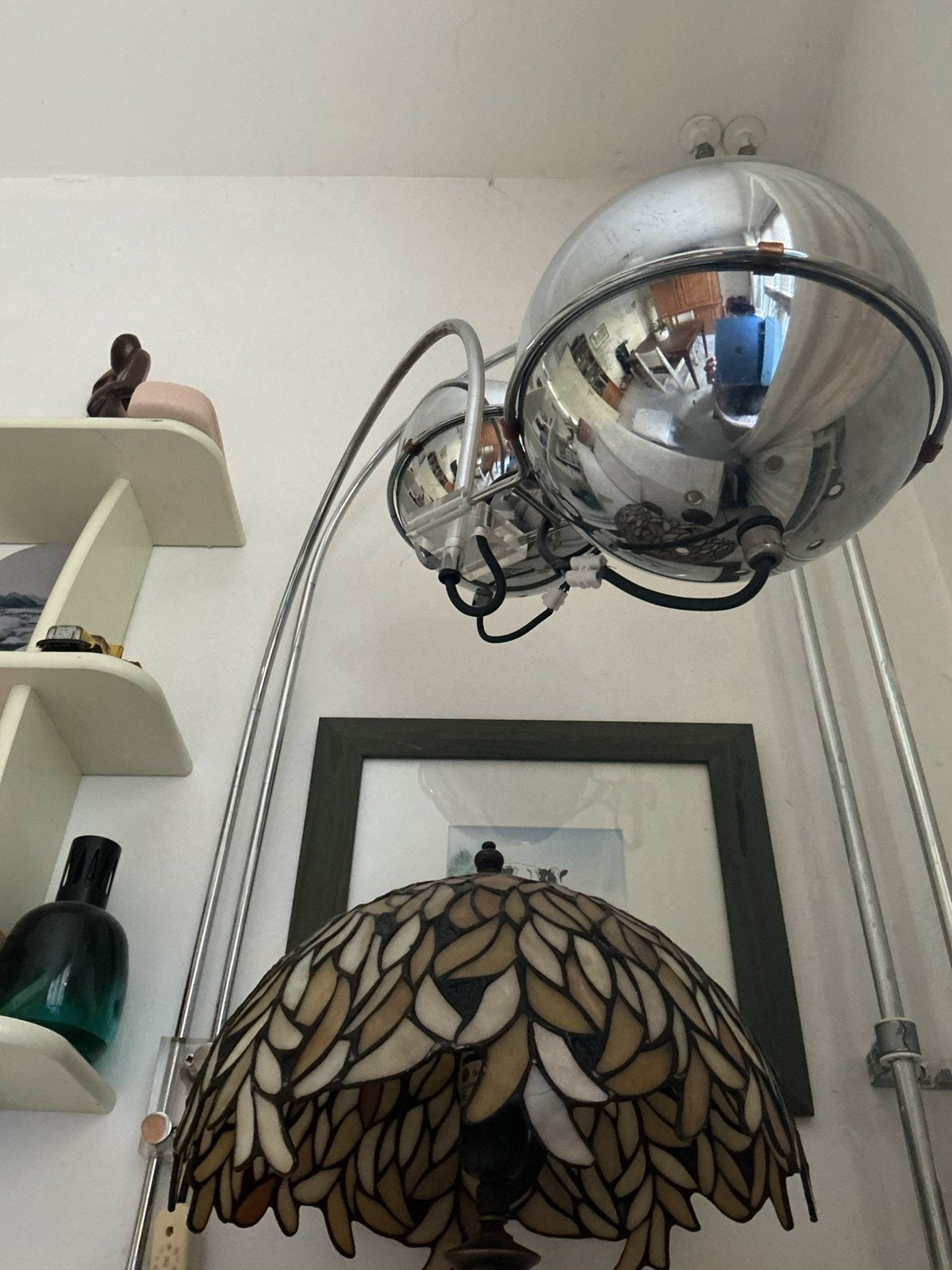 Gepo bollampen vintage werkend wandlamp, Overige merken, Ophalen, Gebruikt, Overige typen