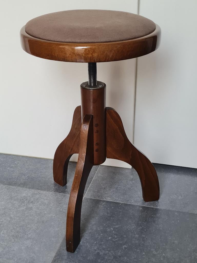 prachtige pianokruk, kruk verstelbaar van 47 tot 61 cm, Ophalen of Verzenden, Huis en Inrichting