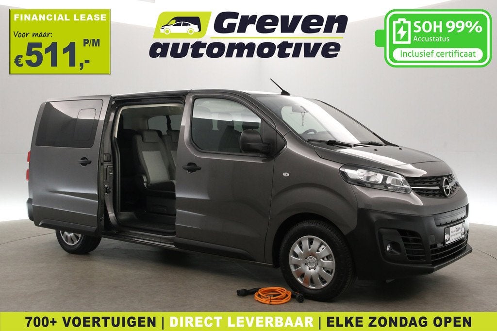 Opel Vivaro-e 75 kWh L3H1 | DC | 9 Zits | Snelladen | SOH 99