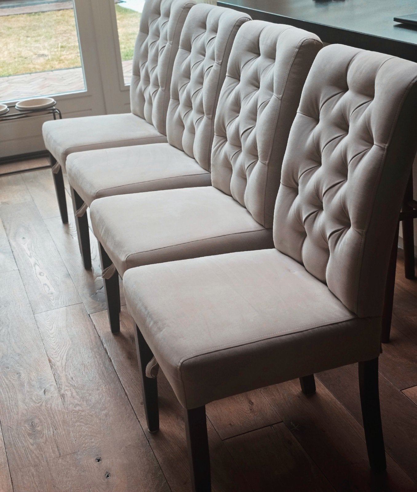 4 gestoffeerde ROFRA eetkamerstoelen, Ophalen, Klassiek, modern, Overige kleuren, Zo goed als nieuw