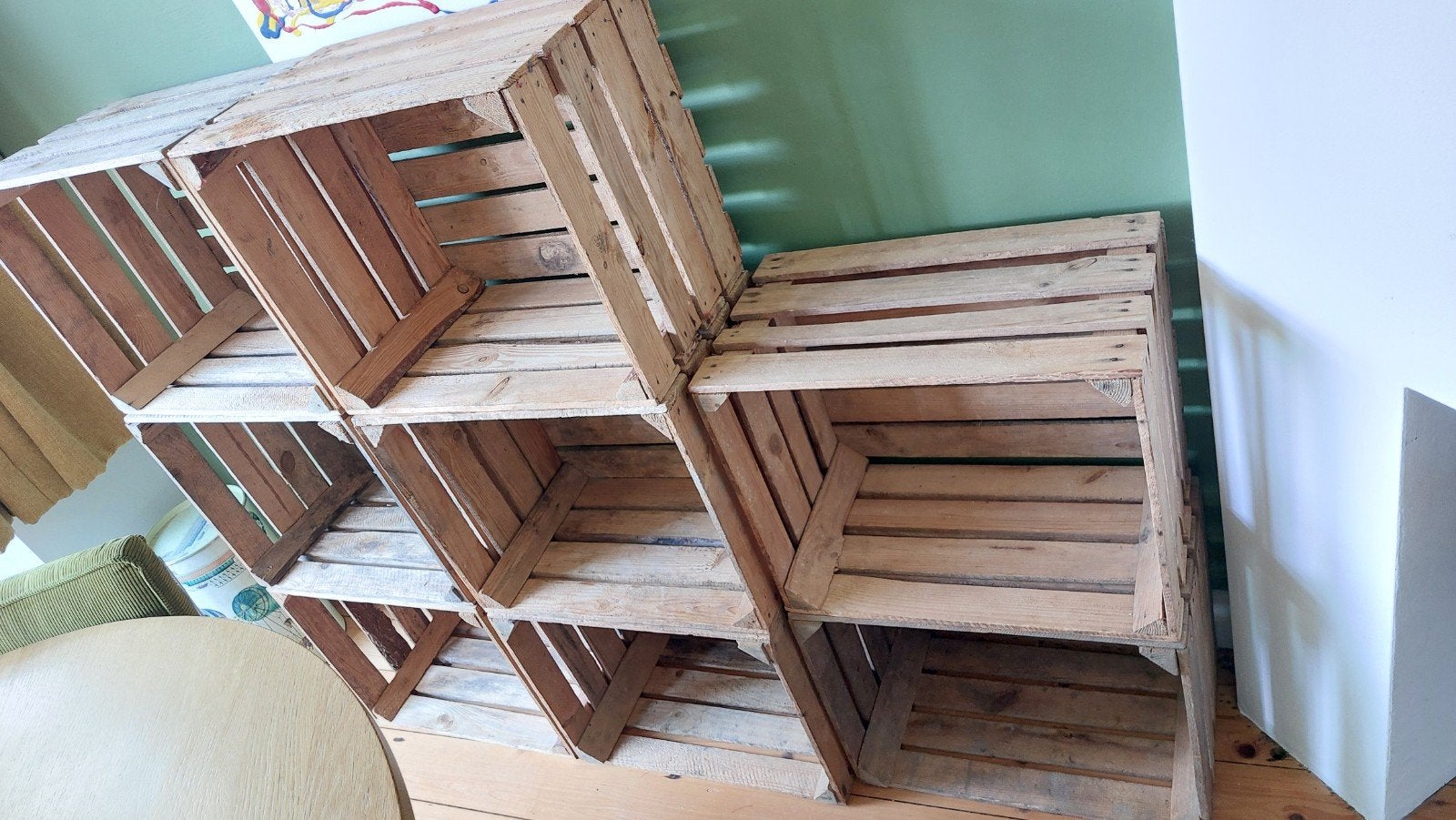 8 houten kratjes fruitkistjes, Huis en Inrichting, Woonaccessoires | Kisten, Ophalen
