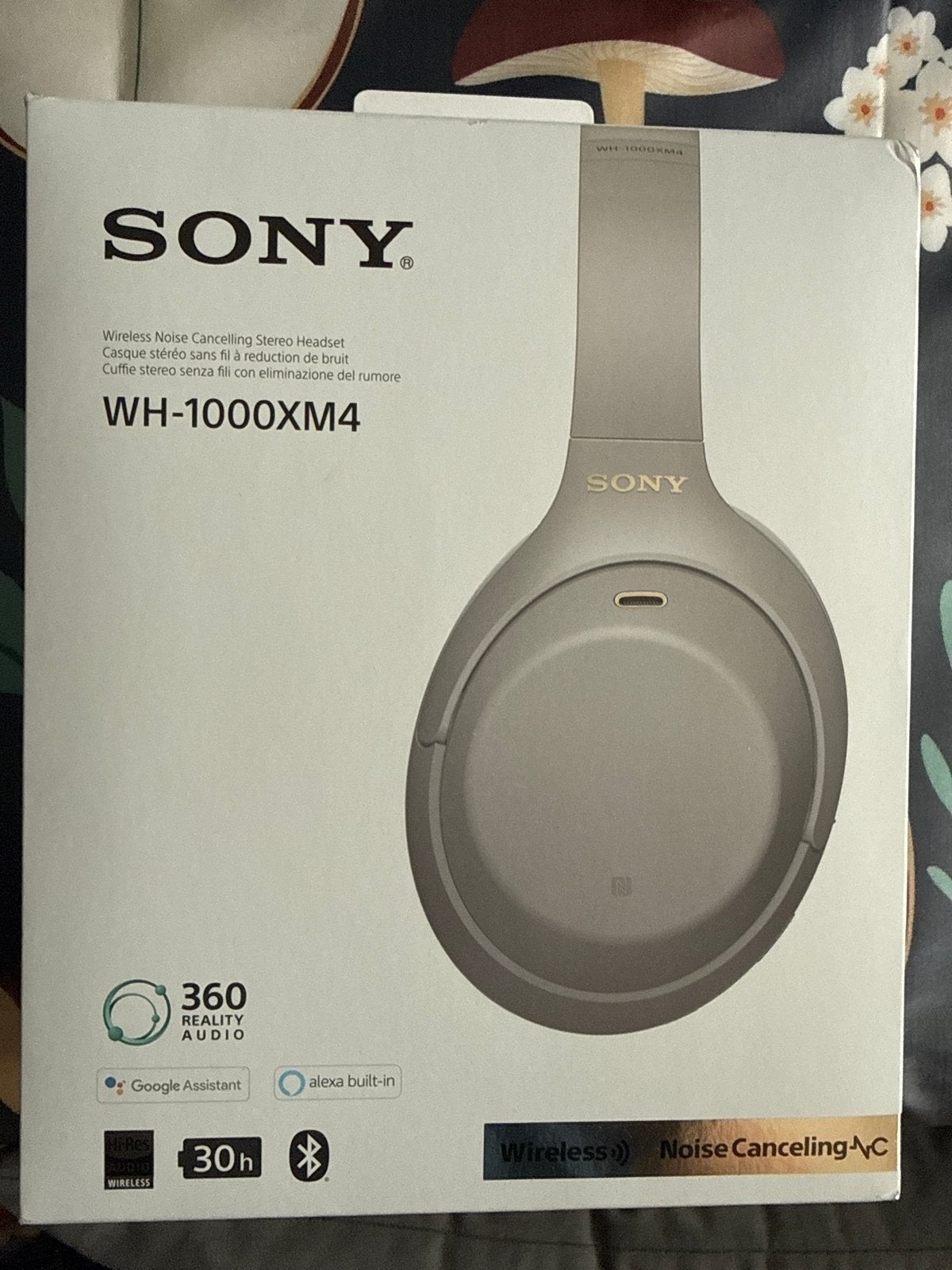 Sony WH-1000XM4 Noise Cancelling Koptelefoon, Bluetooth, Gebruikt, Zilver, Ophalen of Verzenden