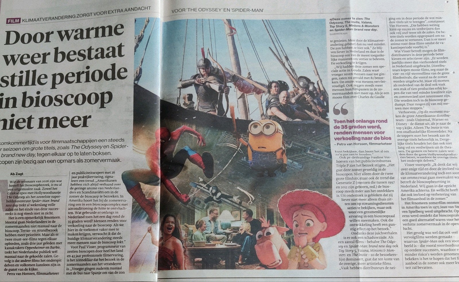 The Odyssey, , Toy Story 5, Minions & Monsters, Spider-Man S, Ophalen of Verzenden, 1980 tot heden, Tijdschrift