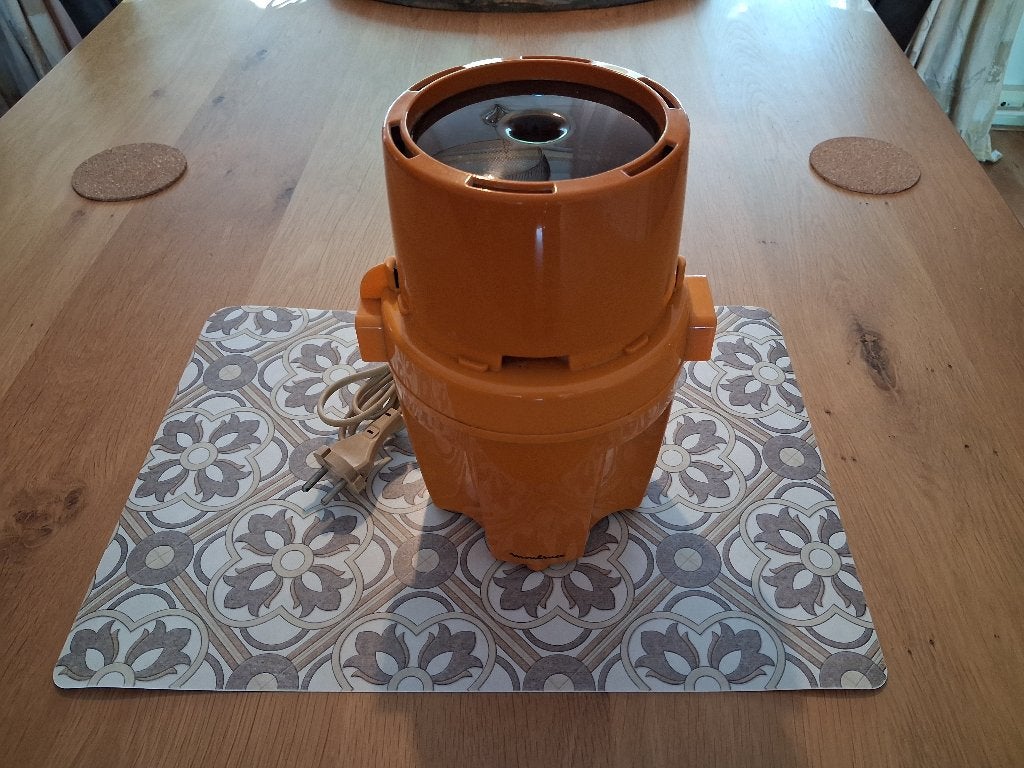 Vintage Oranje Moulinex Moulinette Hakmolen uit jaren 70, Ophalen of Verzenden, Overige typen