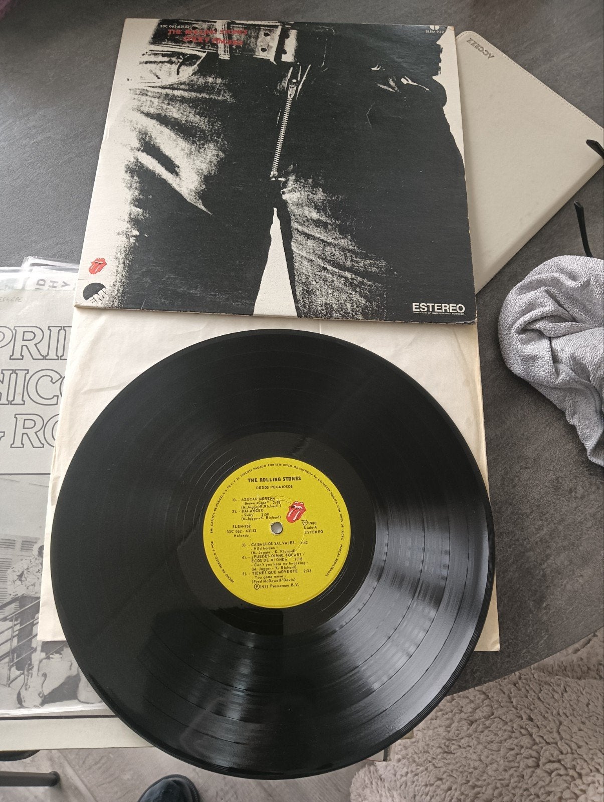 The Rolling Stones - Sticky Fingers LP (1980, Mexico), Cd's en Dvd's, Vinyl | Rock, Import, Ophalen of Verzenden, 12 inch, LP