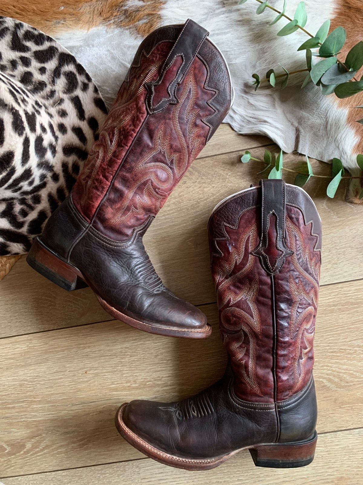 Lucchese square toe boots 37, Hoge laarzen, -, Ophalen of Verzenden, Zo goed als nieuw
