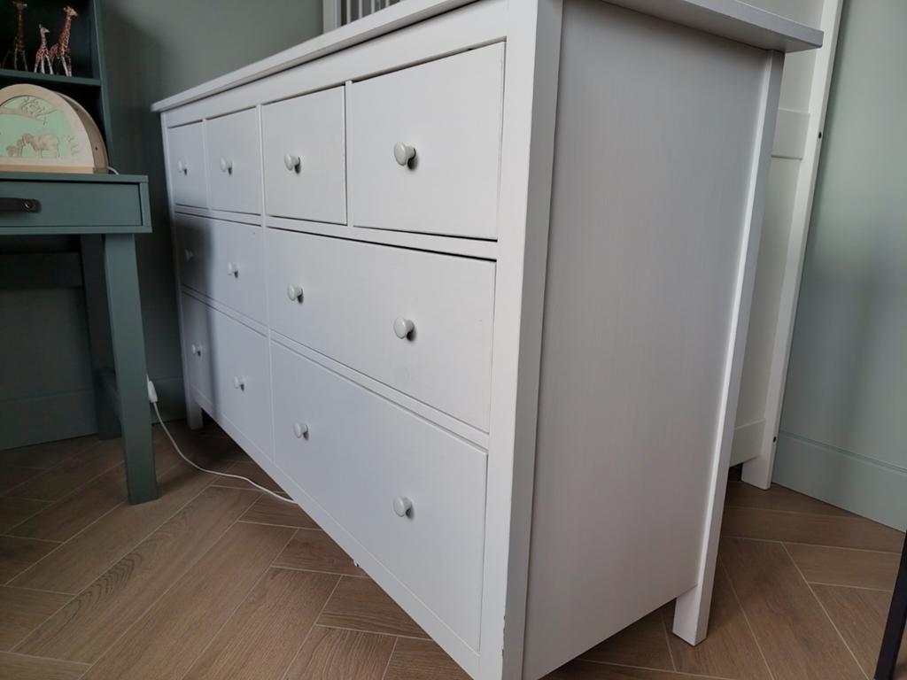Ikea Hemnes commode ladekast witgebeitst, Ophalen, Gebruikt, 50 tot 100 cm, 3 of 4 laden