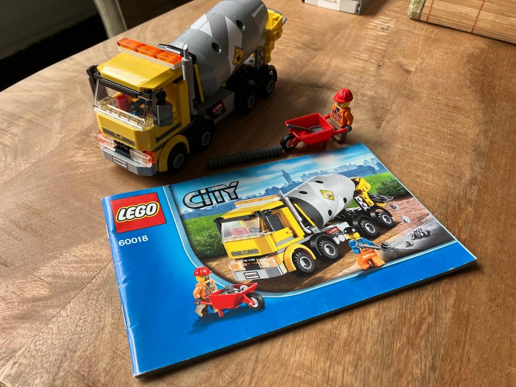 Lego 60018 Cement mixer - 2013, Compleet, City, Lego, Ophalen of Verzenden