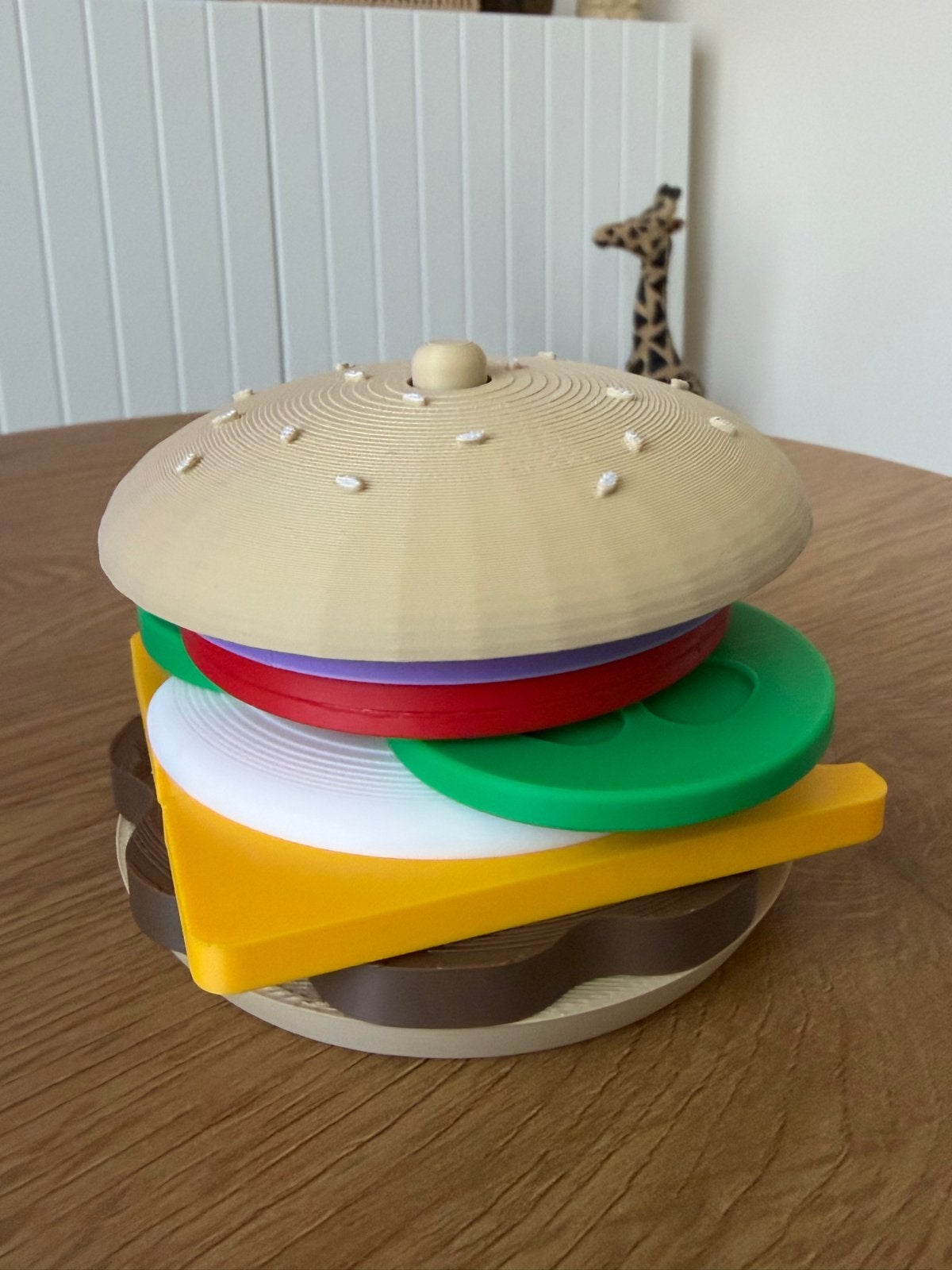 Nieuw Montessori Stapelbaar Hamburgerspeelgoed Educatief, Ophalen, Nieuw, Bouwen