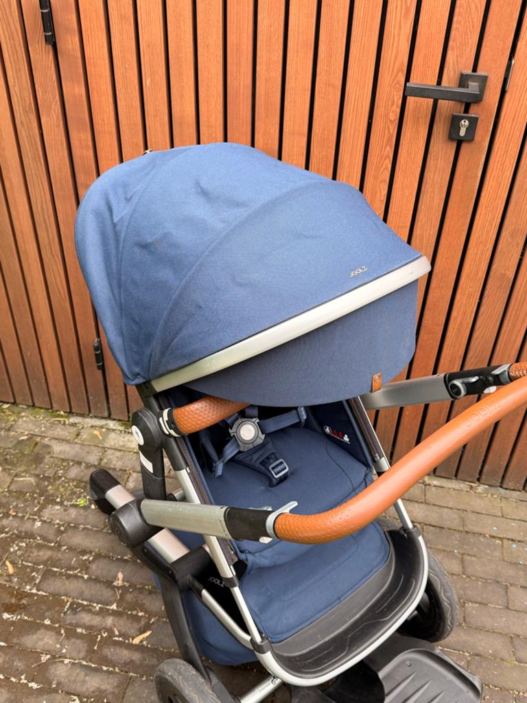 Joolz kinderwagen - donkerblauw, Gebruikt, Verstelbare duwstang, Ophalen, Kinderwagen