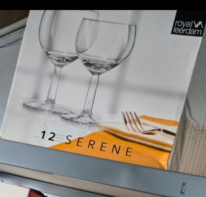 Royal Leerdam Serene Wijnglazen NIEUW - 24 stuks 12 per doo, Ophalen, Nieuw, Overige typen