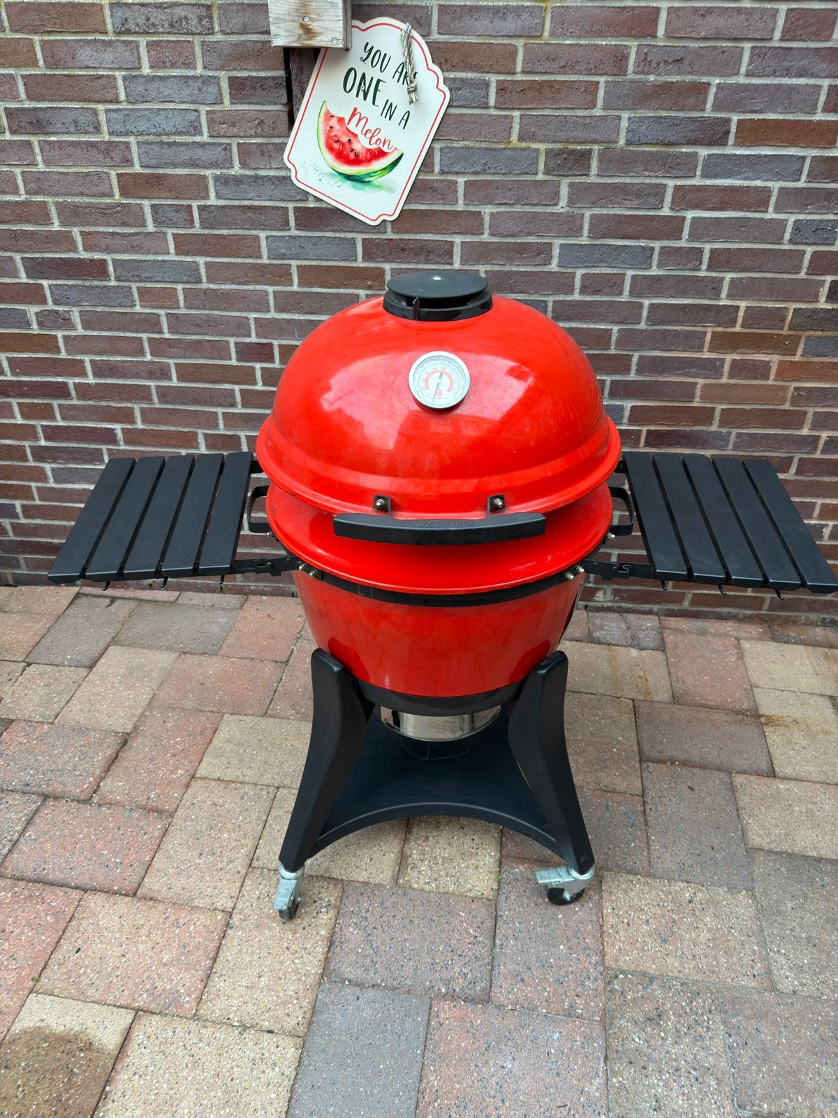 Kamado joe kettle bbq, Ophalen, Gebruikt, Met accessoires