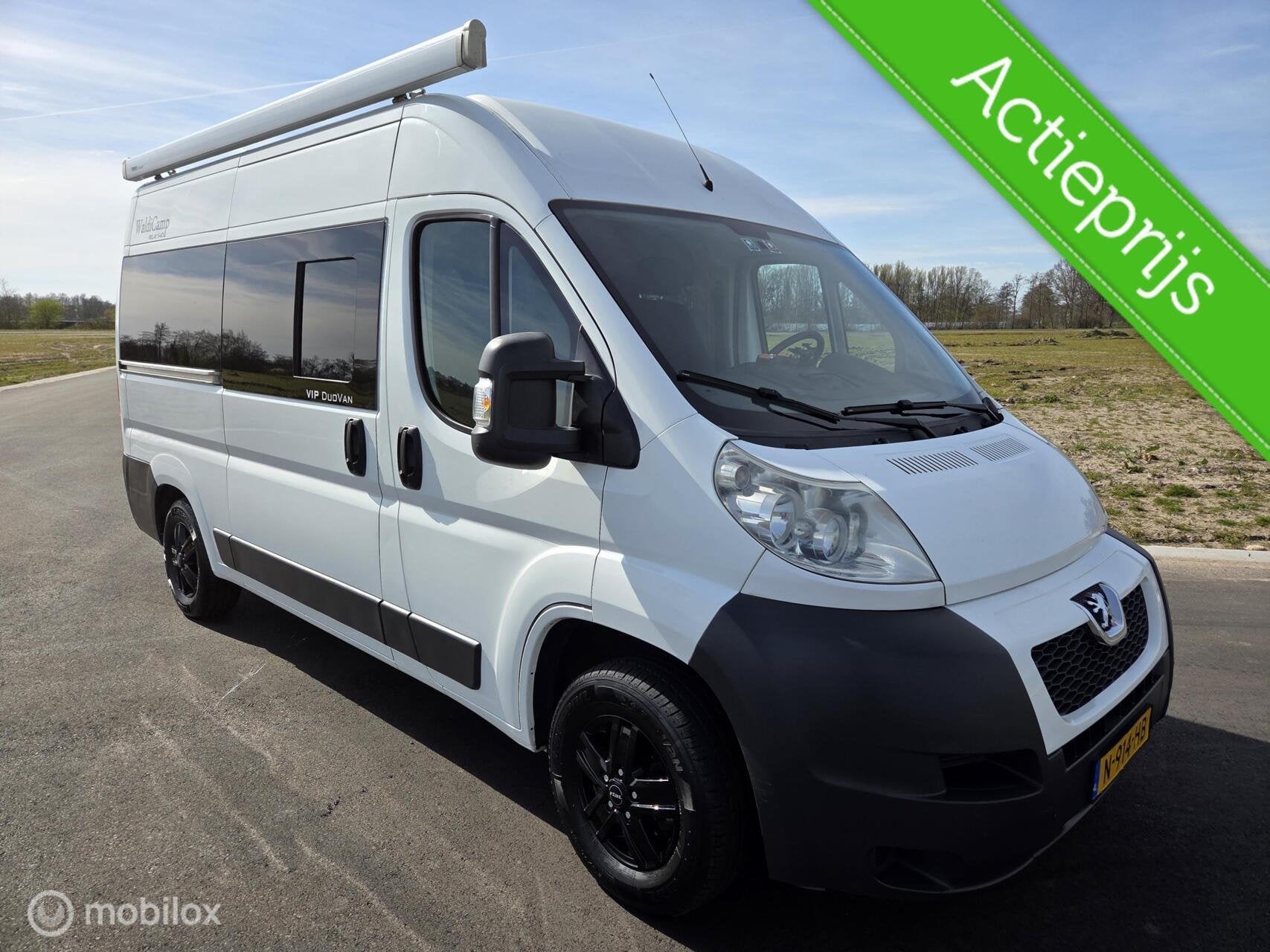 Peugeot Buscamper Waldi Camp~DuoVan ☆Euro-5, 150pk, Solar, Caravans en Kamperen, Overige merken, Buscamper of Camperbus, Tot en met 2