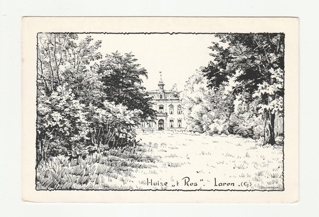 Laren (Gld) - Huize 't Ros,, Ophalen of Verzenden, 1980 tot heden, Ongelopen, Gelderland