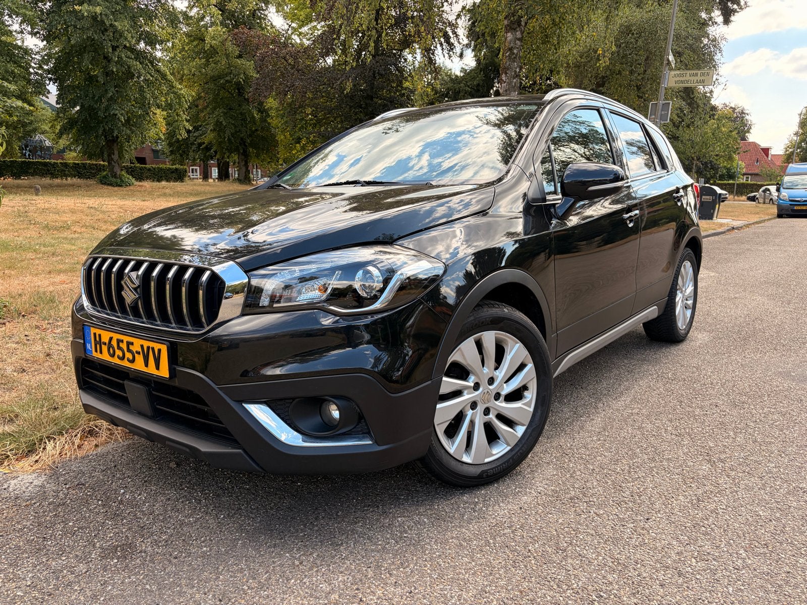 Suzuki S-Cross 1.0 Boosterjet 112PK Aut 2019 Zwart, Stof, Zwart, 400 kg, 14 km/l