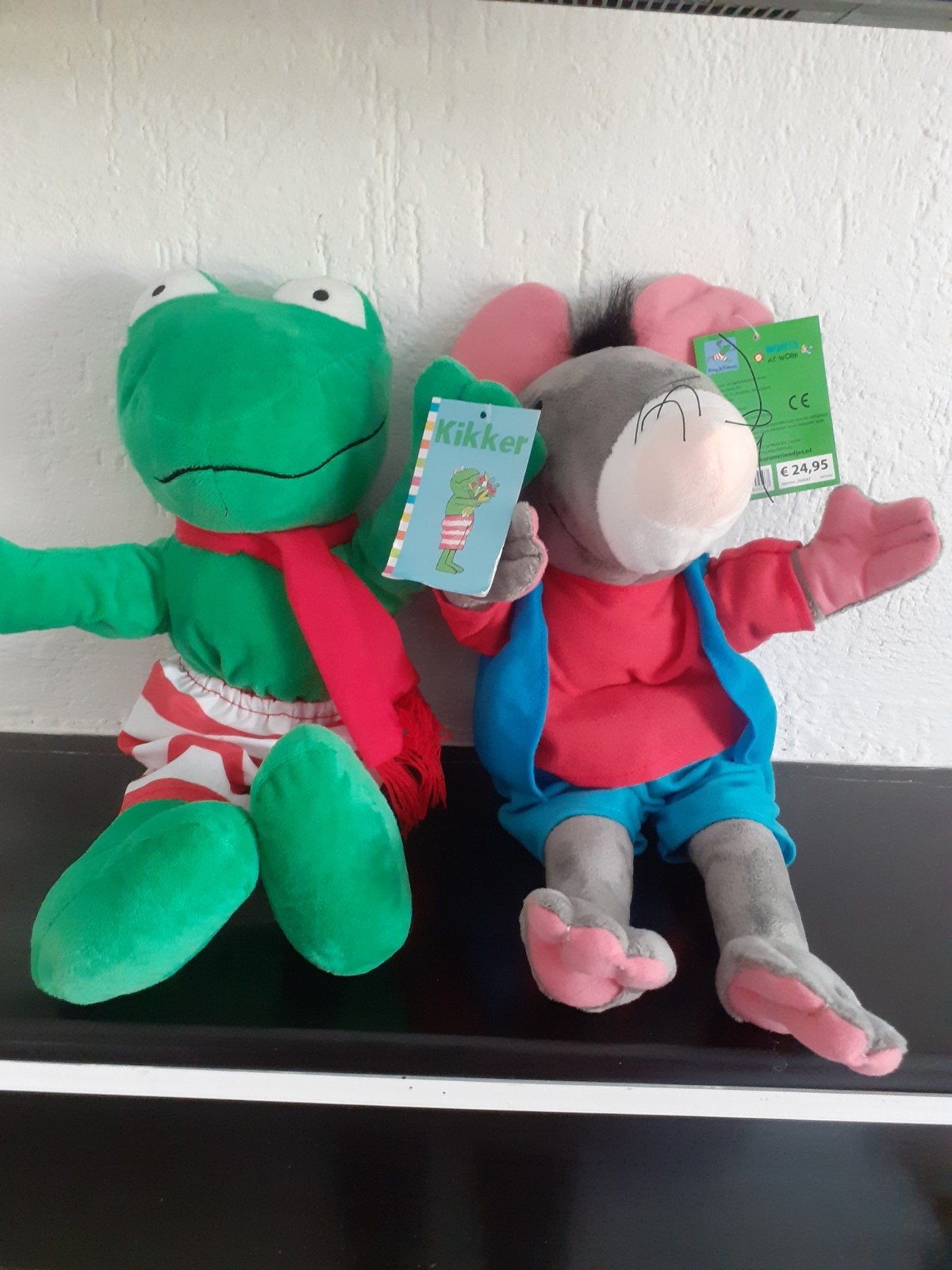 Max Velthuijs handpoppen poppenkastpoppen, Verzamelen, Ophalen of Verzenden, Zo goed als nieuw, Pop