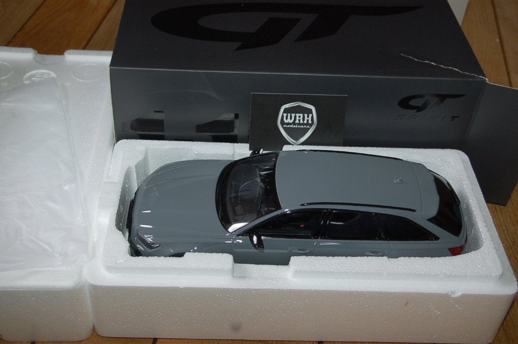 1:18 AUDI RS6 AVANT C8 nardo grey GT spirit GT847 WRH, Verzenden, Zo goed als nieuw, Auto, Overige merken