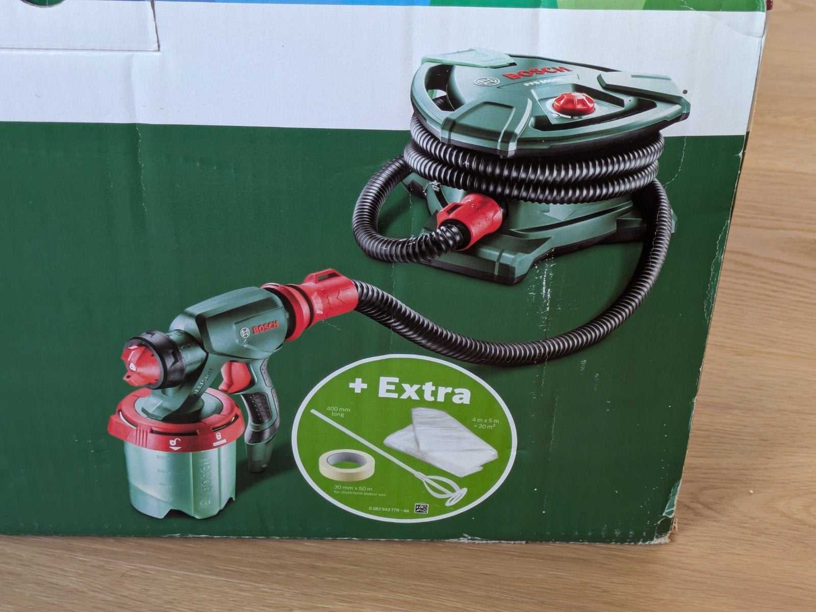Bosch PFS 5000 E Verfspuit - Krachtig en Compleet, Ophalen of Verzenden, Verfspuit of Verfpomp
