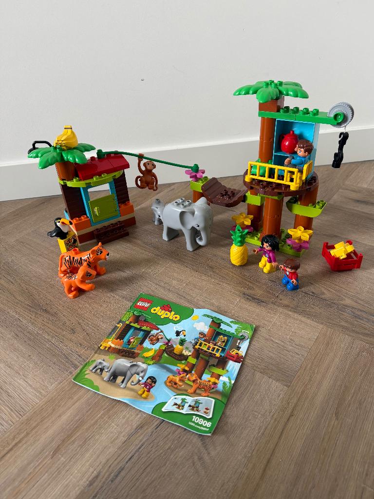 ZGAN Lego Duplo tropisch eiland dierentuin set 10906 speelgo, Ophalen of Verzenden, Zo goed als nieuw, Duplo