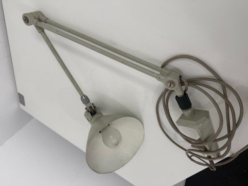 Vintage bureaulamp met klem - Jaren '70 design, Ophalen, Gebruikt, ., .