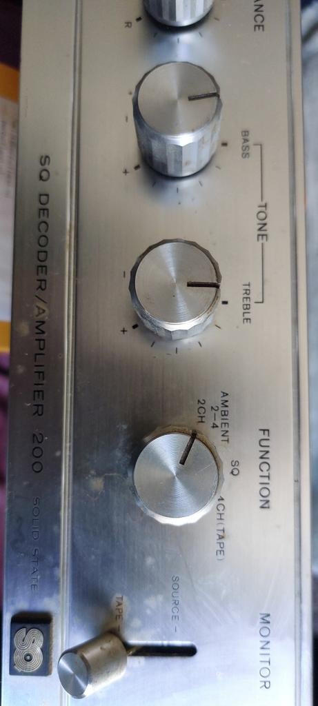 SONY SQ DECODER/AMPLIFIER 200 - Top Versterker, Audio, Tv en Foto, Versterkers en Receivers, 120 watt of meer, Sony, Ophalen of Verzenden