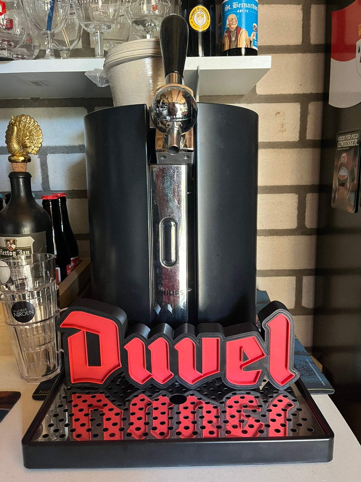 Duvel Bier  Bierreclame met Led Verlichting  bord bier, Verzamelen, Biermerken, Ophalen of Verzenden, Nieuw, Reclamebord, Plaat of Schild
