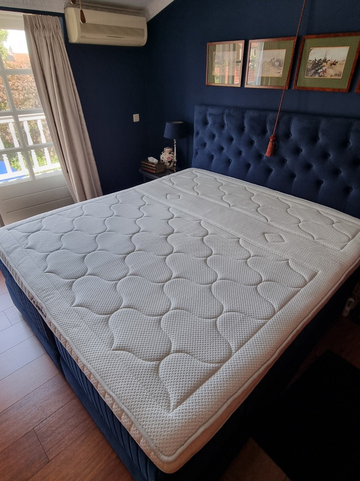 SWISS SENSE AEROMAX  BREEZE II TOPPER 180/200 ZGAN, Ophalen, Tweepersoons, Zo goed als nieuw, Matras