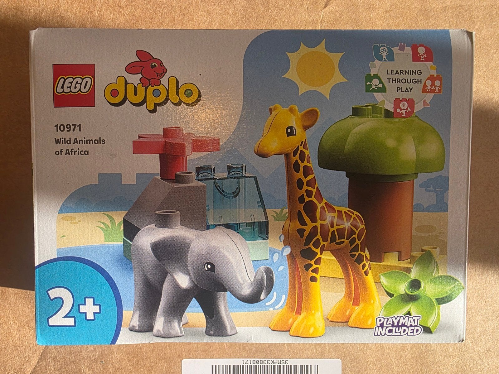 LEGO Duplo 10971 Wilde Dieren van Afrika met speelmat, Ophalen of Verzenden