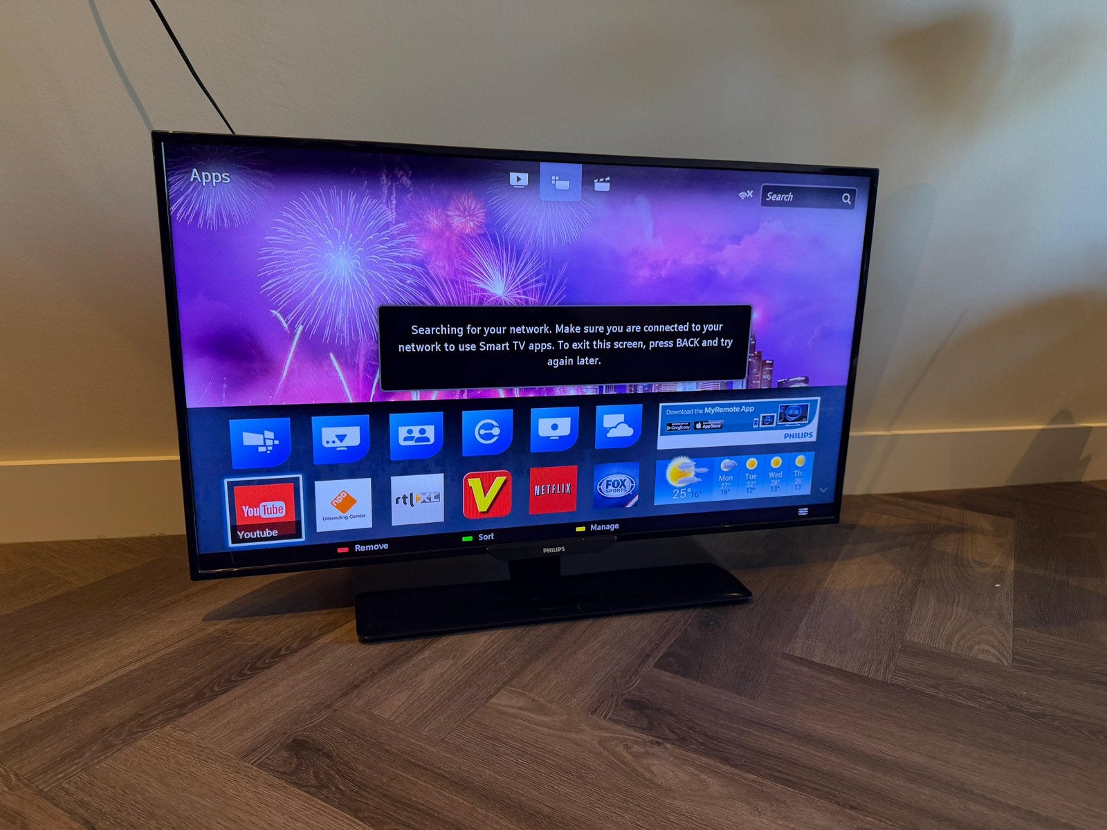 Philips 40 inch (102cm) led tv 40PFK4509/12, Ophalen, Philips, 50 Hz, 100 cm of meer