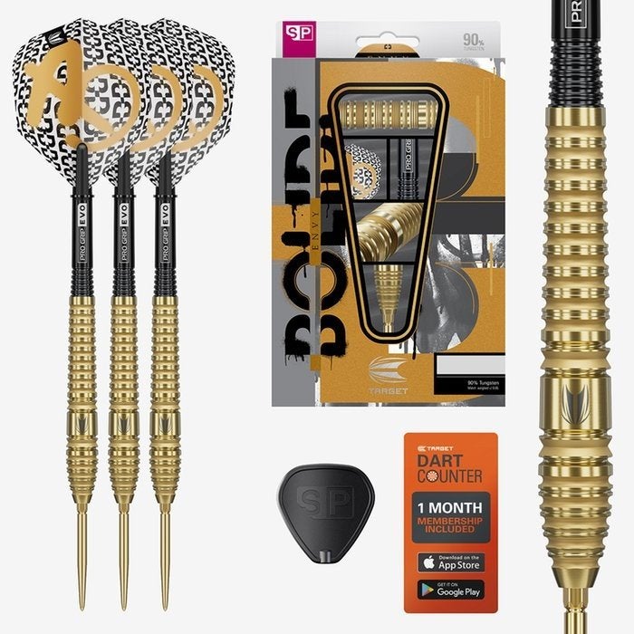 Target Bolide Envy 03 Swiss Point 90% 26 gram, Sport en Fitness, Darts, Ophalen of Verzenden, Zo goed als nieuw, Pijlen
