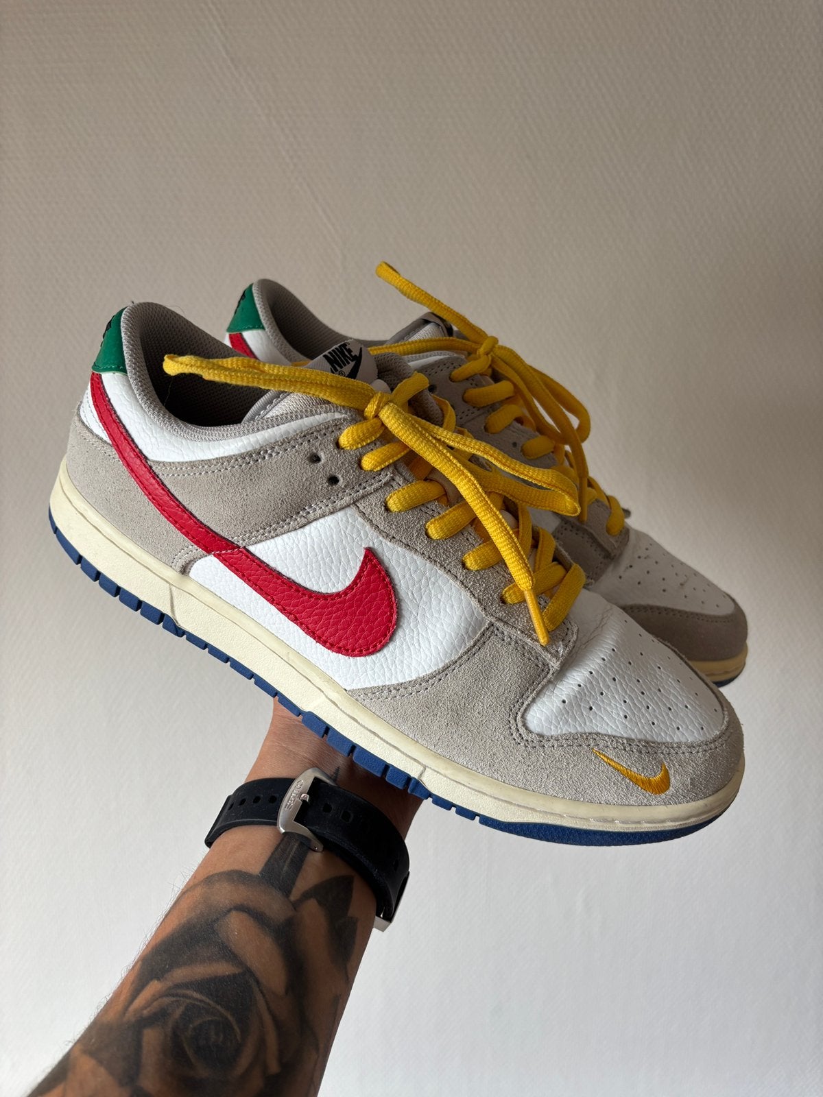 Nike Dunk Low 'Light Iron Ore' maat 45.5, Kleding | Heren, Ophalen of Verzenden, Zo goed als nieuw, Overige kleuren