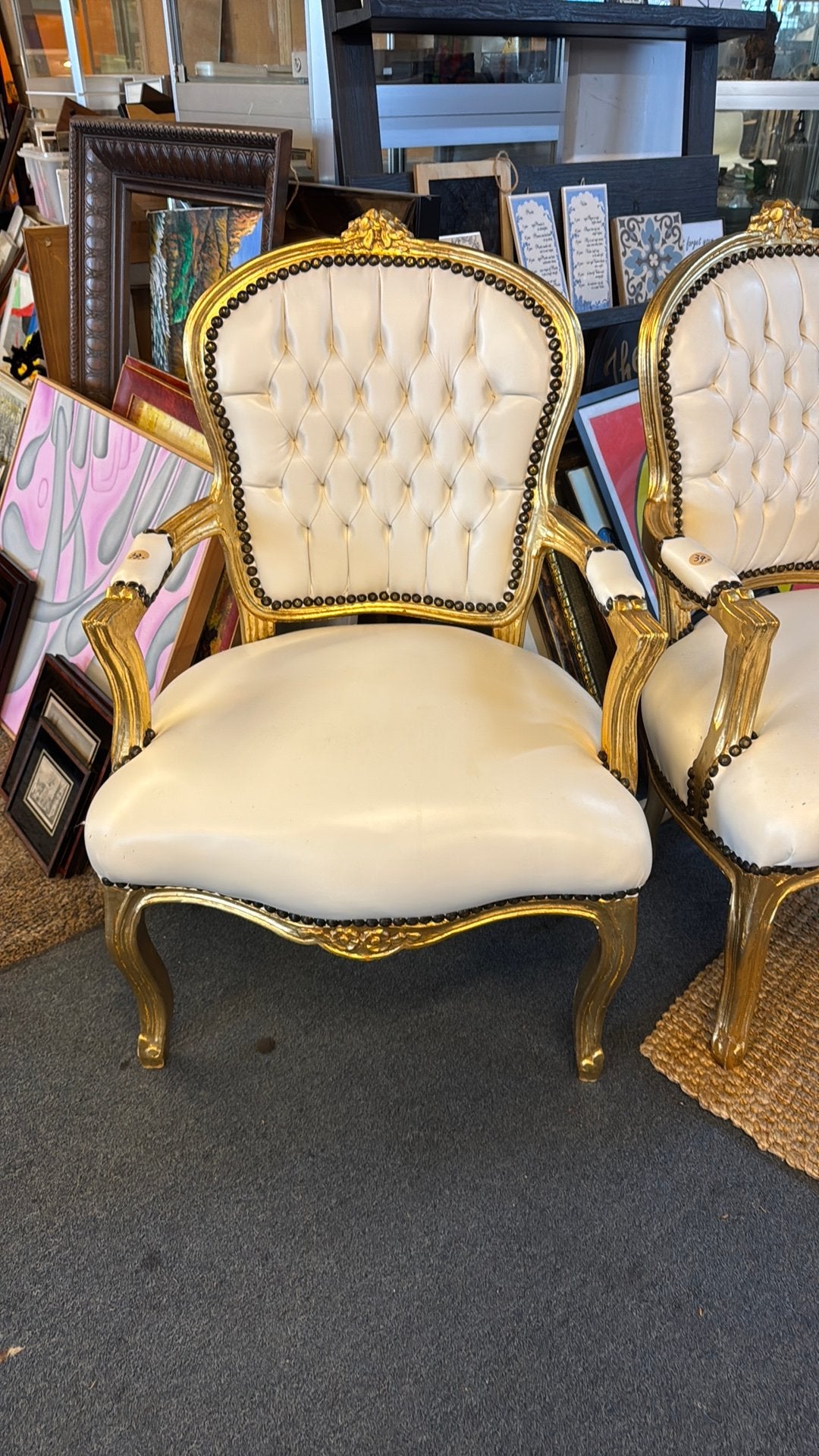2 brocante fauteuils, Ophalen