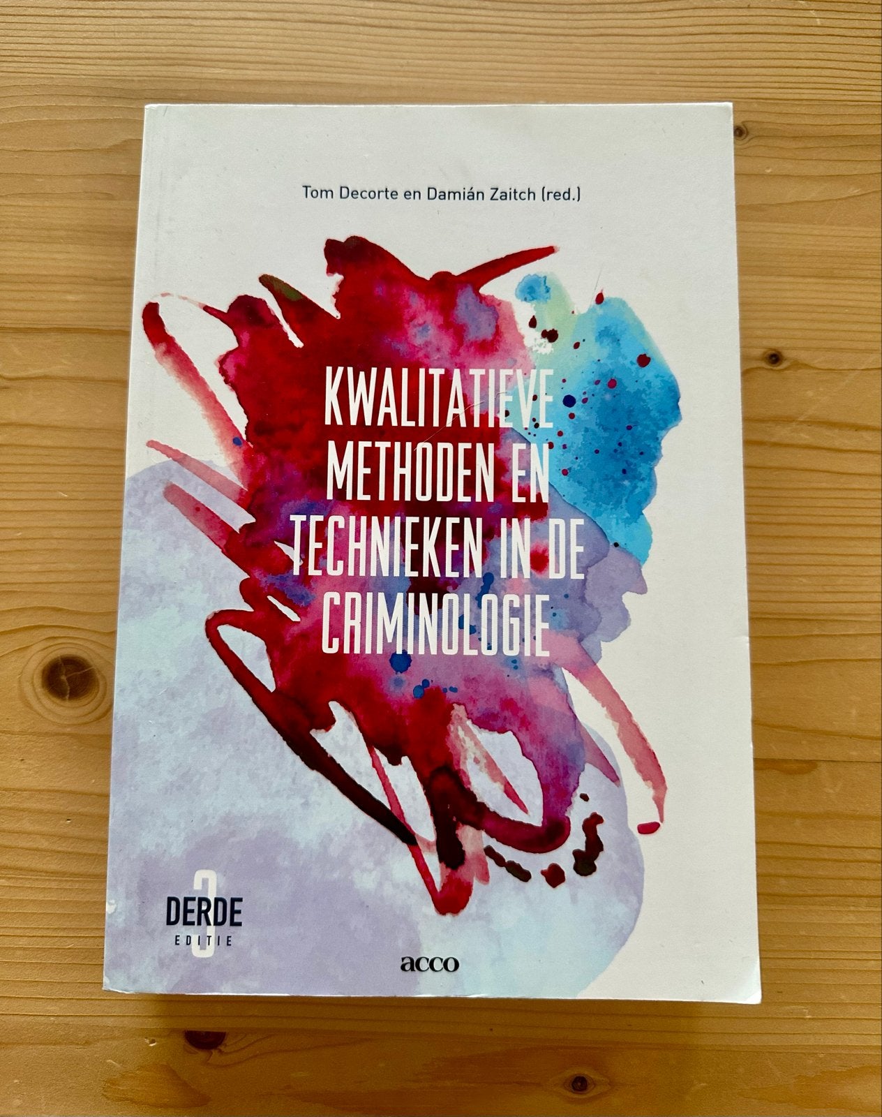 Kwalitatieve Methoden en Technieken in de Criminologie, Ophalen of Verzenden, Gamma, Zo goed als nieuw, Niet van toepassing