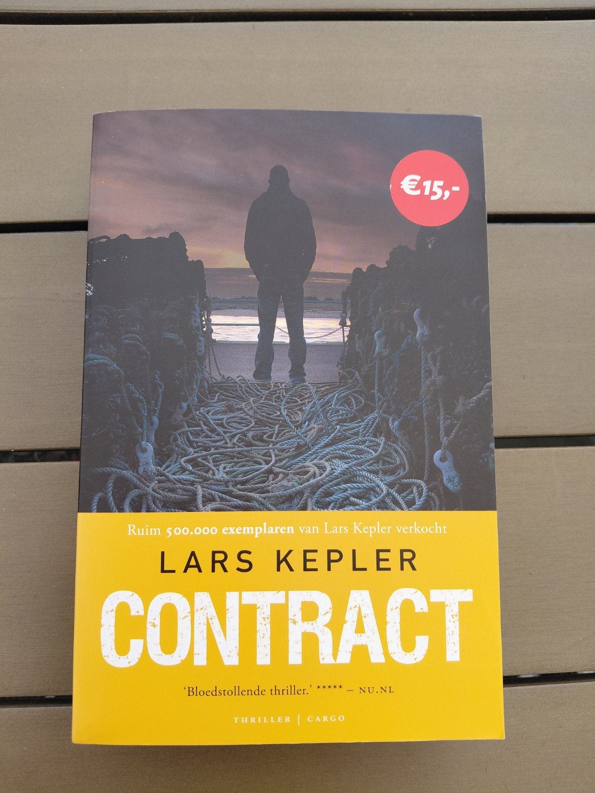 Lars Kepler - Contract, Boeken, Thrillers, Gelezen, Scandinavië, Ophalen of Verzenden