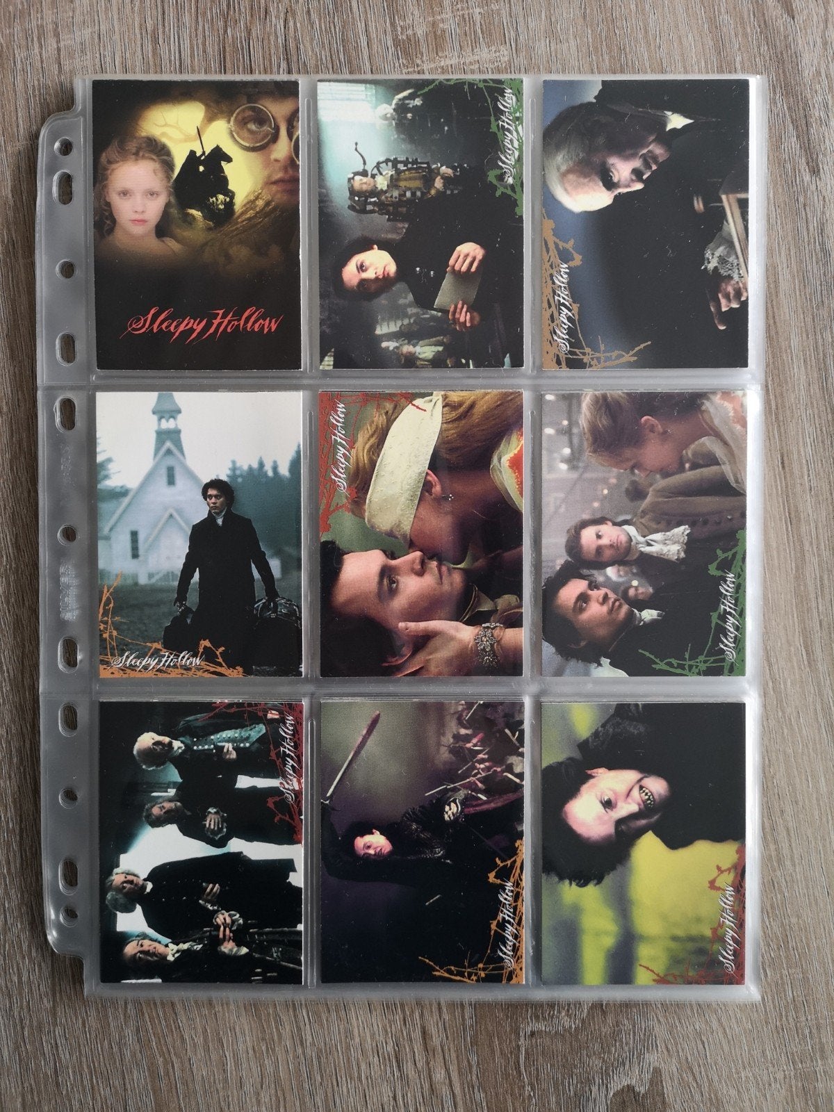 Sleepy Hollow trading cards - complete base set 90 delig., Verzamelen, Ophalen of Verzenden, Zo goed als nieuw, Film, Foto of Kaart