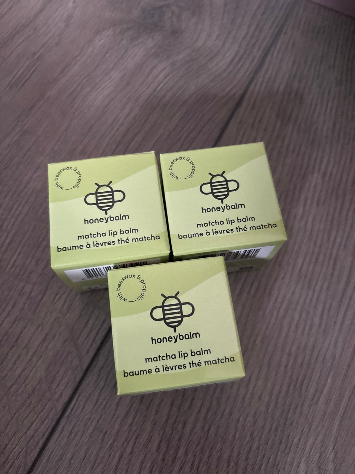 Honeybalm Matcha Lip Balm - 3 stuks, Ophalen of Verzenden, Nieuw, Overige typen