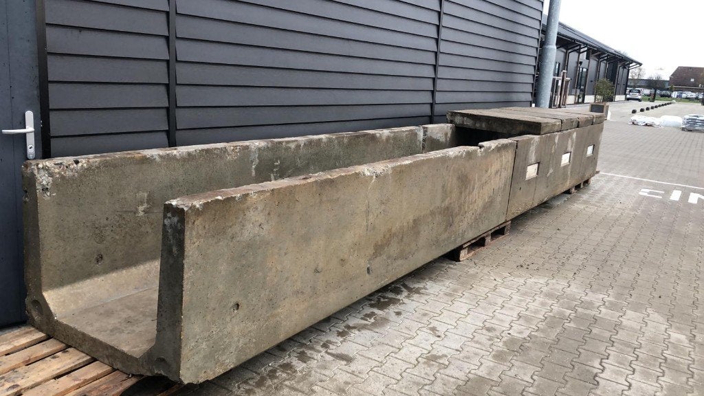 kabelgoten 400 x 106 cm ( Lx br) afwatering / U-wand 106 m1, Ophalen of Verzenden, Beton, Overige typen